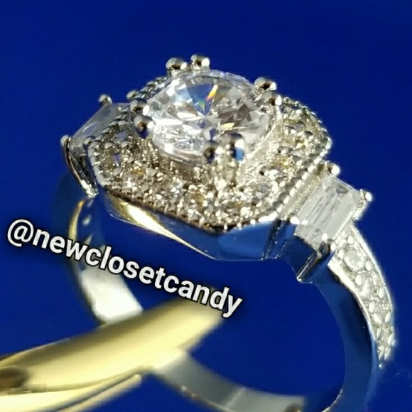 1ct  Engagement Ring Diamond Synthetic CZ - Picture 10 of 11